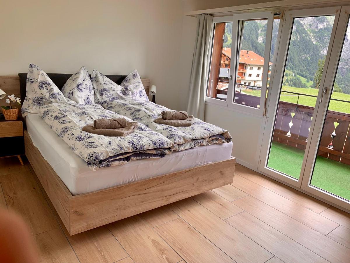 Luxury, New - Amazing Views Grindelwald Eiger Jungfrau Moench Lägenhet Exteriör bild