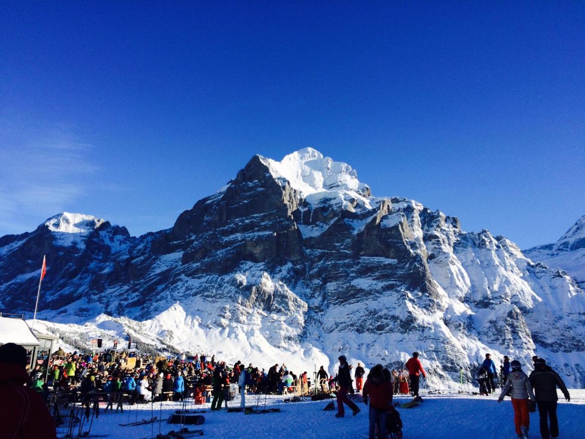 Luxury, New - Amazing Views Grindelwald Eiger Jungfrau Moench Lägenhet Exteriör bild